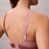 Sujetador Bralette Icon de algodón y Modal metalizado con forro ligero