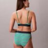 Sujetador Bralette triangular elástico de Microfiber con Monogram gráfico y forro ligero Sujetador Bralette triangular elástico de Microfiber con Monogram gráfico y forro ligero