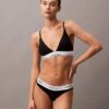 Sujetador de Bralette triangular ligeramente forrado de algodón Modal Icon