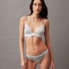 Sujetador de Bralette triangular ligeramente forrado de algodón Modal Icon