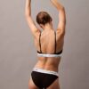 Sujetador de Bralette triangular ligeramente forrado de algodón Modal Icon