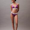 Sujetador de Bralette triangular ligeramente forrado de algodón Modal Icon