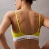 Sujetador de Bralette triangular ligeramente forrado de algodón Modal Icon
