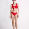 Sujetador de Bralette triangular ligeramente forrado de algodón Modal Icon