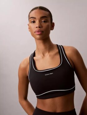Sujetador deportivo de bajo impacto con ribete Icon Sport