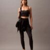 Sujetador deportivo sin costuras con estampado de CK Sport