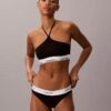 Sujetador halter Unlined de algodón y Modal Icon