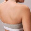 Sujetador halter Unlined de algodón y Modal Icon