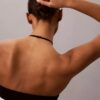 Sujetador halter Unlined de algodón y Modal Icon
