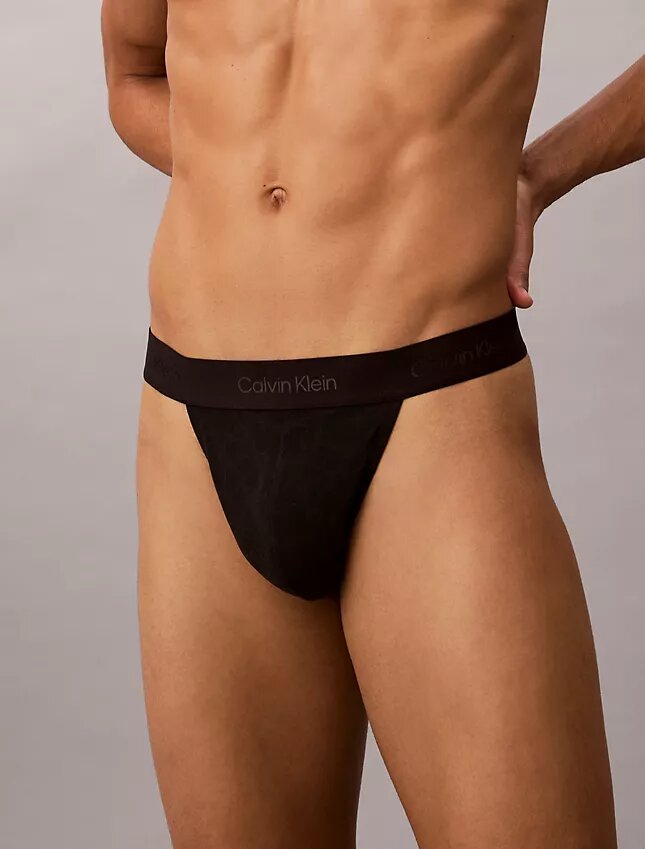 Tanga de encaje de microfibra Tanga de encaje de microfibra