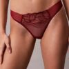 Tanga de encaje floral negro CK Black Tanga de encaje floral negro CK Black