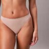 Tanga elástica con costuras Tanga elástica con costuras