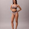 Tanga elástica de microfibra con monograma gráfico