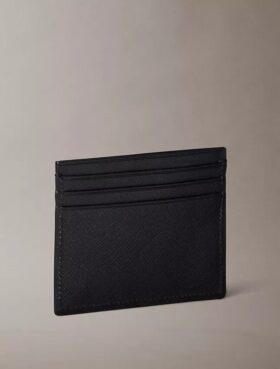 Tarjetero Saffiano refinado