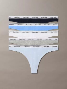 Thong con logotipo icónico, paquete de 5