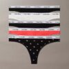 Thong con logotipo icónico, paquete de 5 Thong con logotipo icónico, paquete de 5