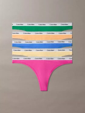 Thong con logotipo icónico, paquete de 5