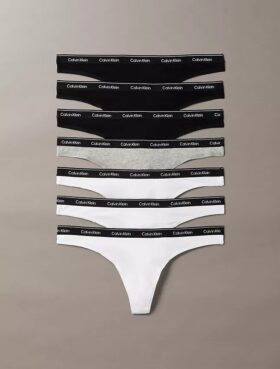 Thong con logotipo Icon, paquete de 7 unidades