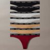 Thong con logotipo Icon, paquete de 7 unidades