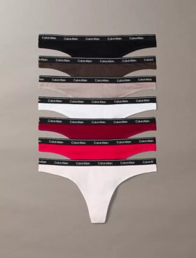 Thong con logotipo Icon, paquete de 7 unidades