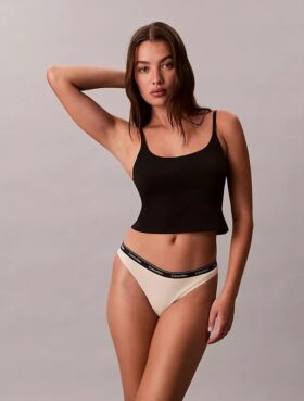 Thong con logotipo Icon, paquete de 7 unidades