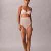 Thong de cintura alta de malla minimalista Thong de cintura alta de malla minimalista