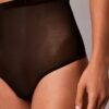 Thong de cintura alta de malla minimalista Thong de cintura alta de malla minimalista