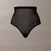 Thong de cintura alta de malla minimalista Thong de cintura alta de malla minimalista