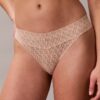 Thong de encaje con logotipo Icon
