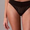 Thong de encaje con logotipo Icon