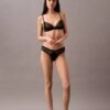 Thong de encaje geométrico negro CK Black Thong de encaje geométrico negro CK Black