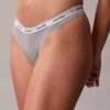 Thong de talle bajo con logotipo Icon, paquete de 3
