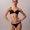 Thong de talle bajo con logotipo Icon, paquete de 3