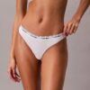 Thong de talle bajo con logotipo Icon, paquete de 3