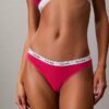 Thong de talle bajo con logotipo Icon, paquete de 3