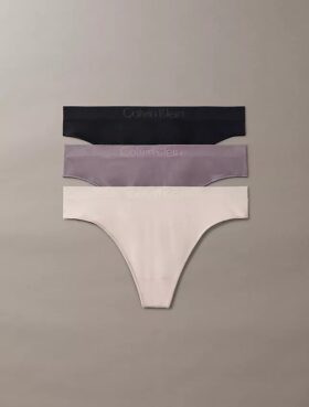 Thong de talle medio Bonded Flex, paquete de 3