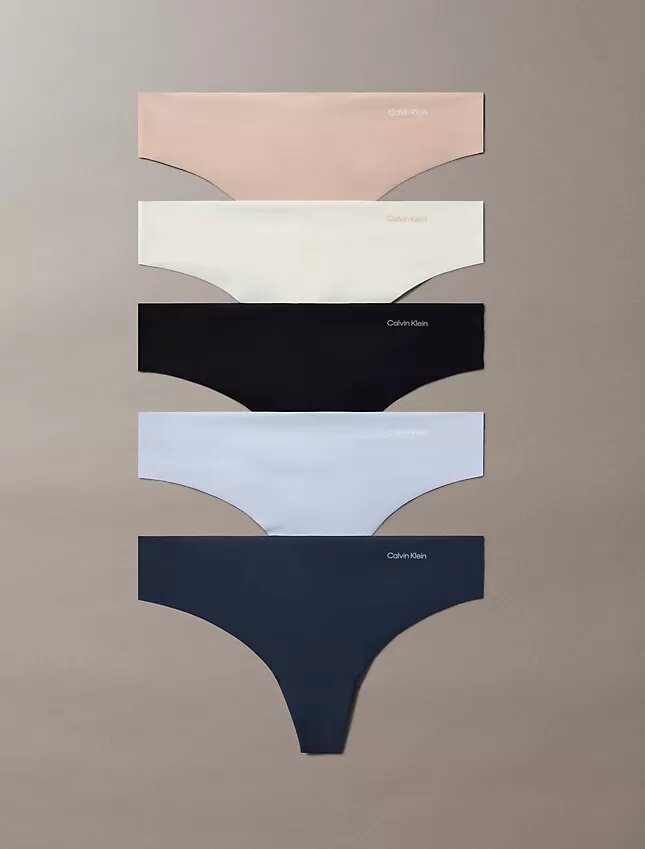 Thong Invisibles, paquete de 5 Thong Invisibles, paquete de 5