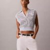 Top corto de ganchillo con Monogram Top corto de ganchillo con Monogram
