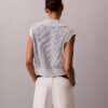 Top corto de ganchillo con Monogram Top corto de ganchillo con Monogram