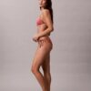 Top de bikini triangular liso