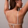 Top de bikini triangular liso Top de bikini triangular liso