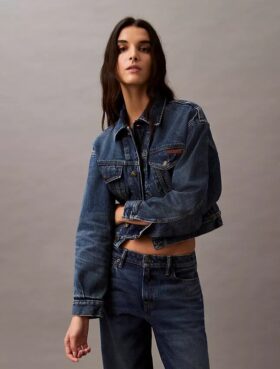 Trucker Jacket de estilo camionero de los 90