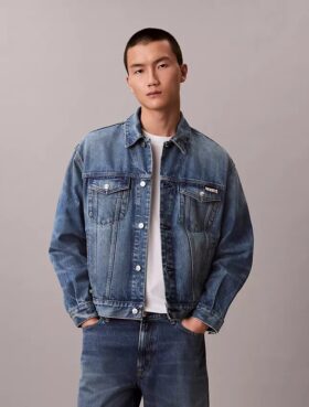 Trucker Jacket de estilo vaquero de los 90