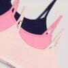 Unlined Bralette con banda de logotipo, paquete de 3 Unlined Bralette con banda de logotipo, paquete de 3
