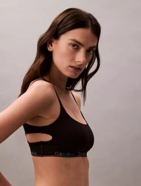 Unlined Bralette Icon Cotton Modal Pride Deconstructed