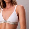 Unlined Cotton Stretch Triangle Bra