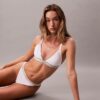 Unlined Cotton Stretch Triangle Bra