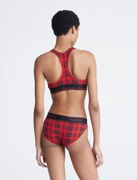 Unlined Icon Cotton Modal Holiday Bralette