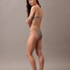Unlined triangular bra with geometric lace in black from CK