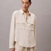 Utility Shirt holgada con botones Utility Shirt holgada con botones